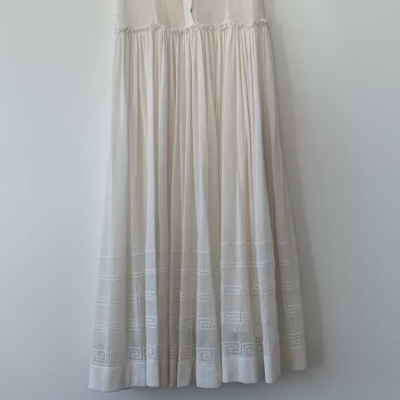 The Great drop waist white dress with slip - Picture 3 of 5